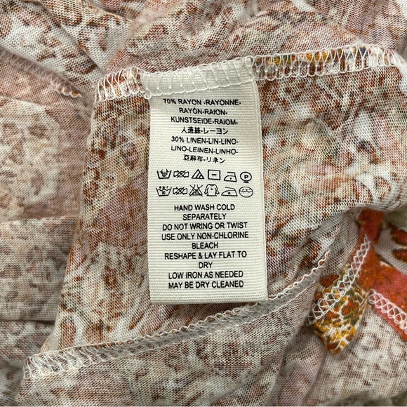 Free People “Annabelle” Tunic in Orange - Picture 6 of 8